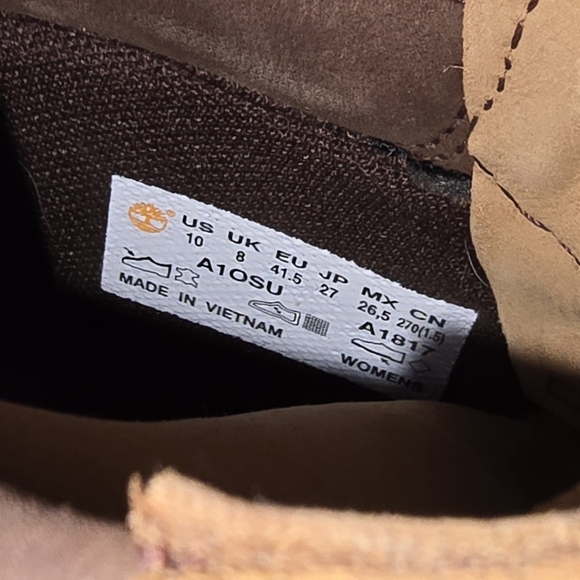 Timberland 6" Boots, Milk & Cookies Special Holiday Release, Women's Size 10 - Picture 10 of 11